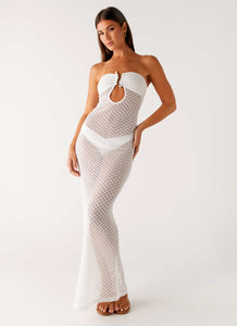Showcase Crochet Maxi Dress - Ivory