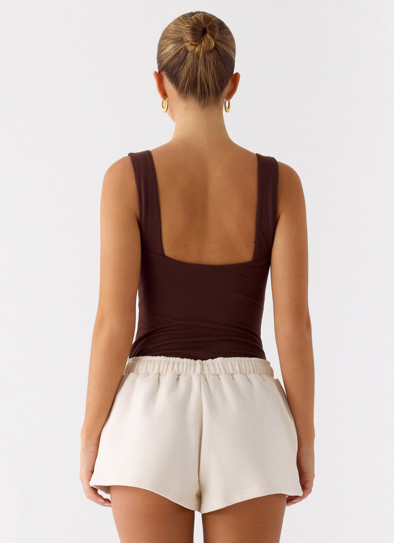 Signature Low Rise Sweatshorts - Cream