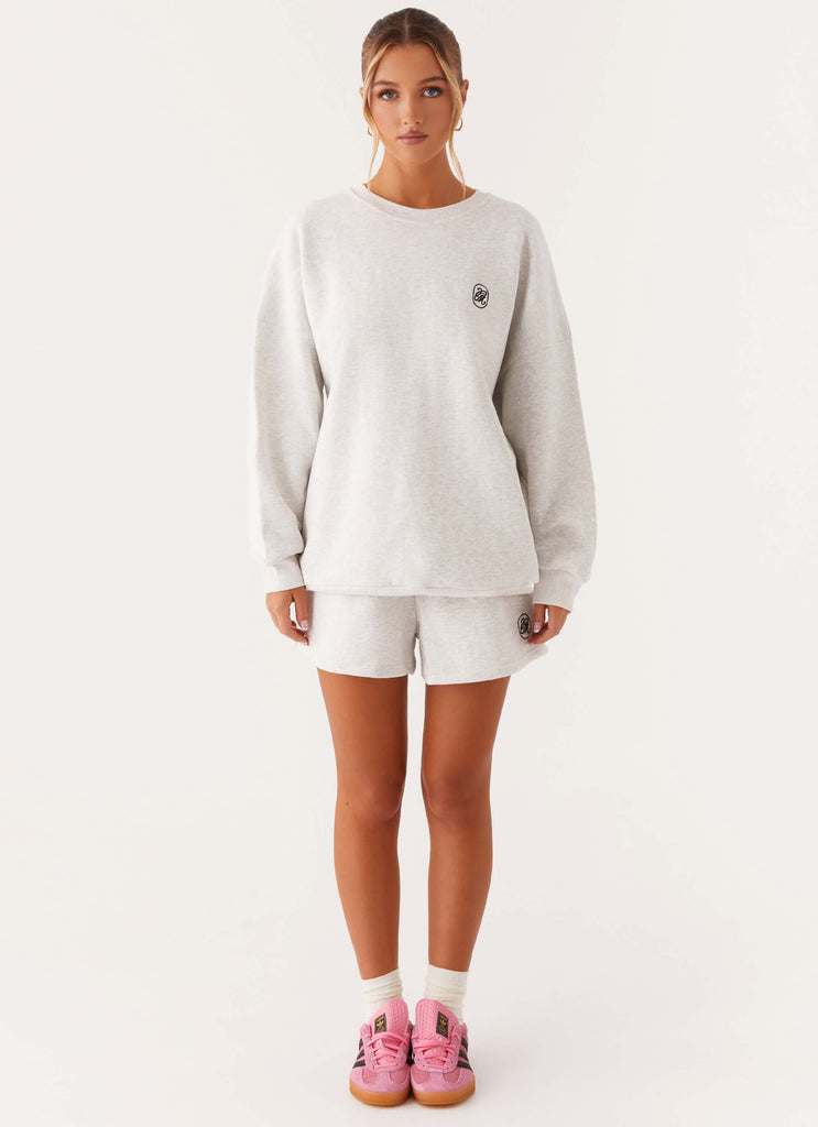 Signature Oversized Sweatshirt - Grey