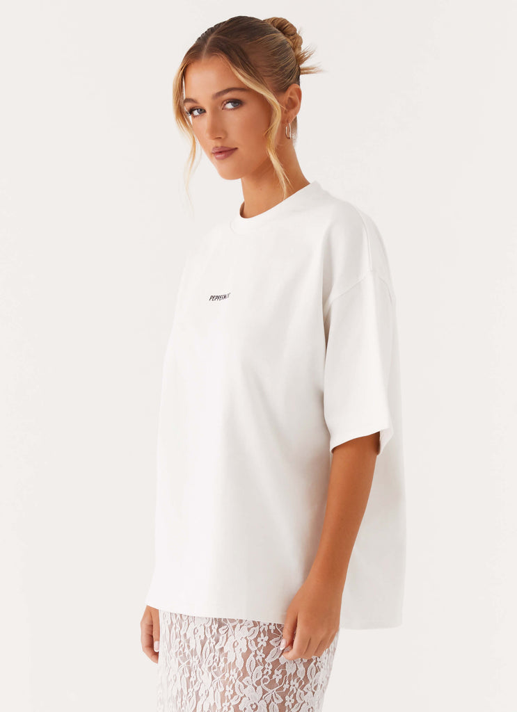 Signature Oversized Tee - White