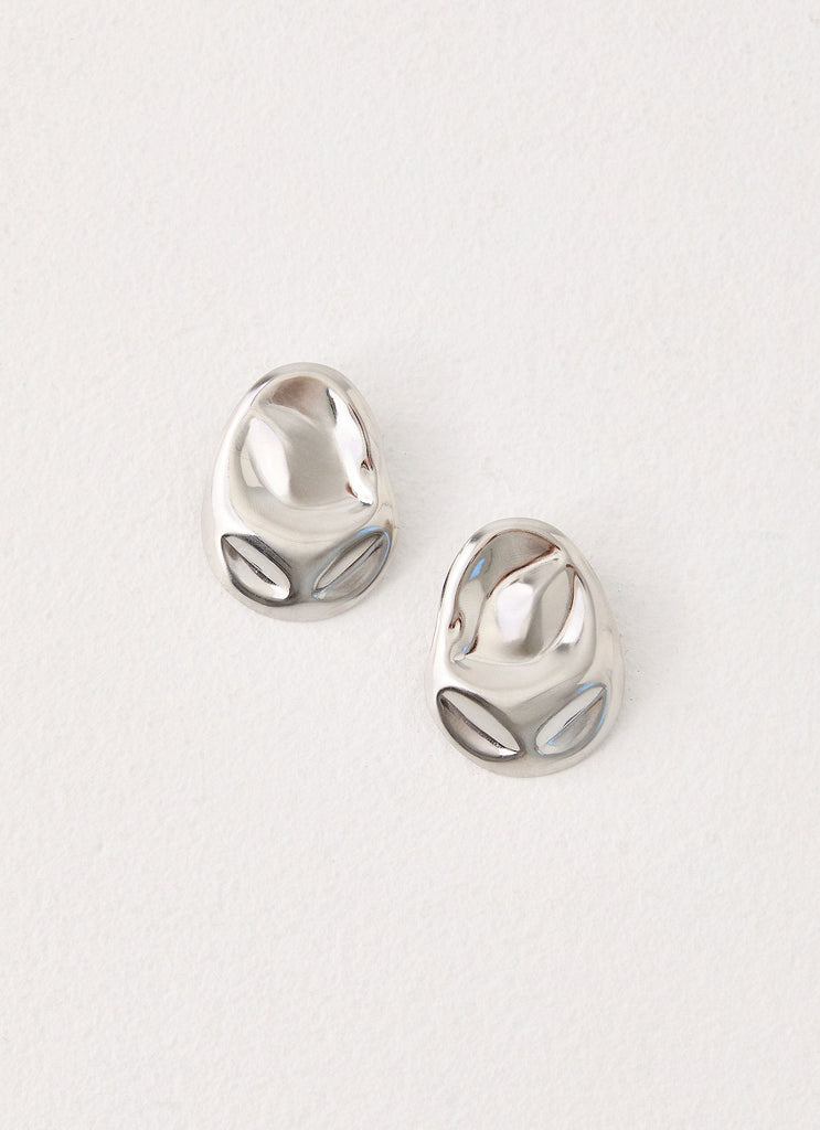 Silver Siren Earrings - Silver