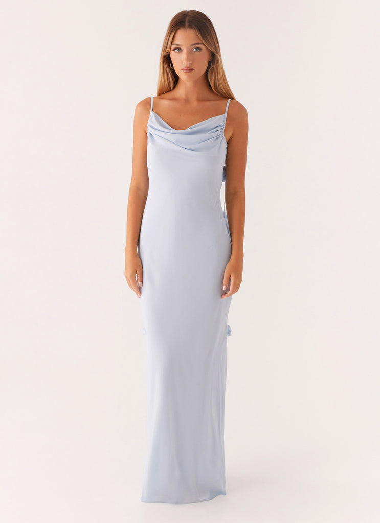 Simona Maxi Dress - Pastel Blue Peppermayo US Simona Maxi Dress - Pastel Blue Peppermayo US