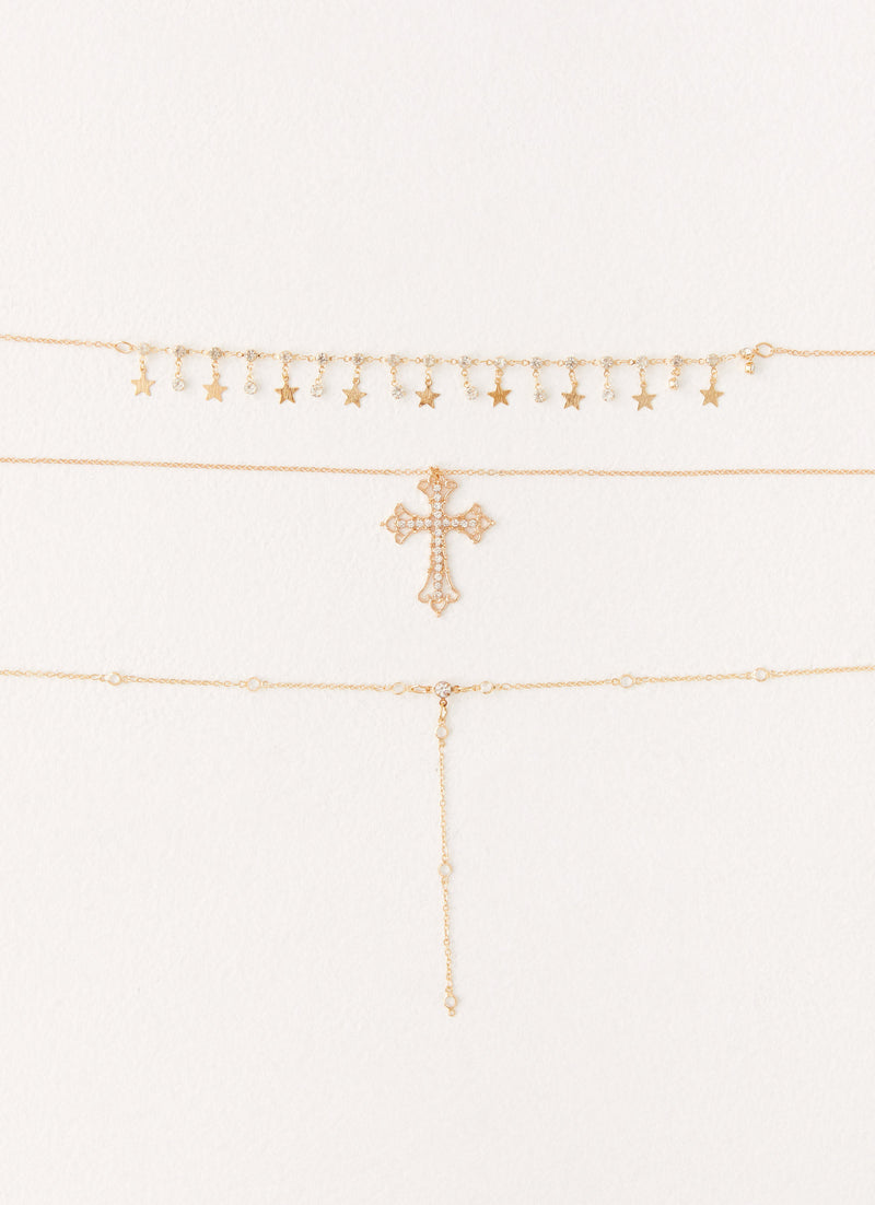 Sinner Multi Necklace - Gold