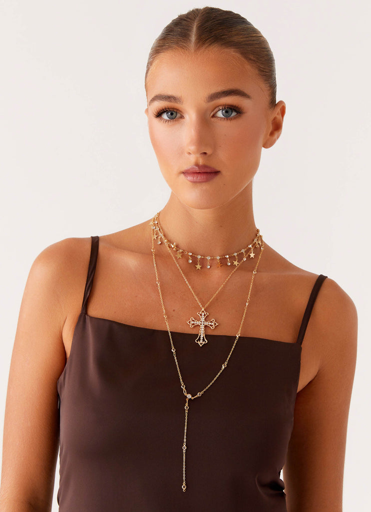 Sinner Multi Necklace - Gold