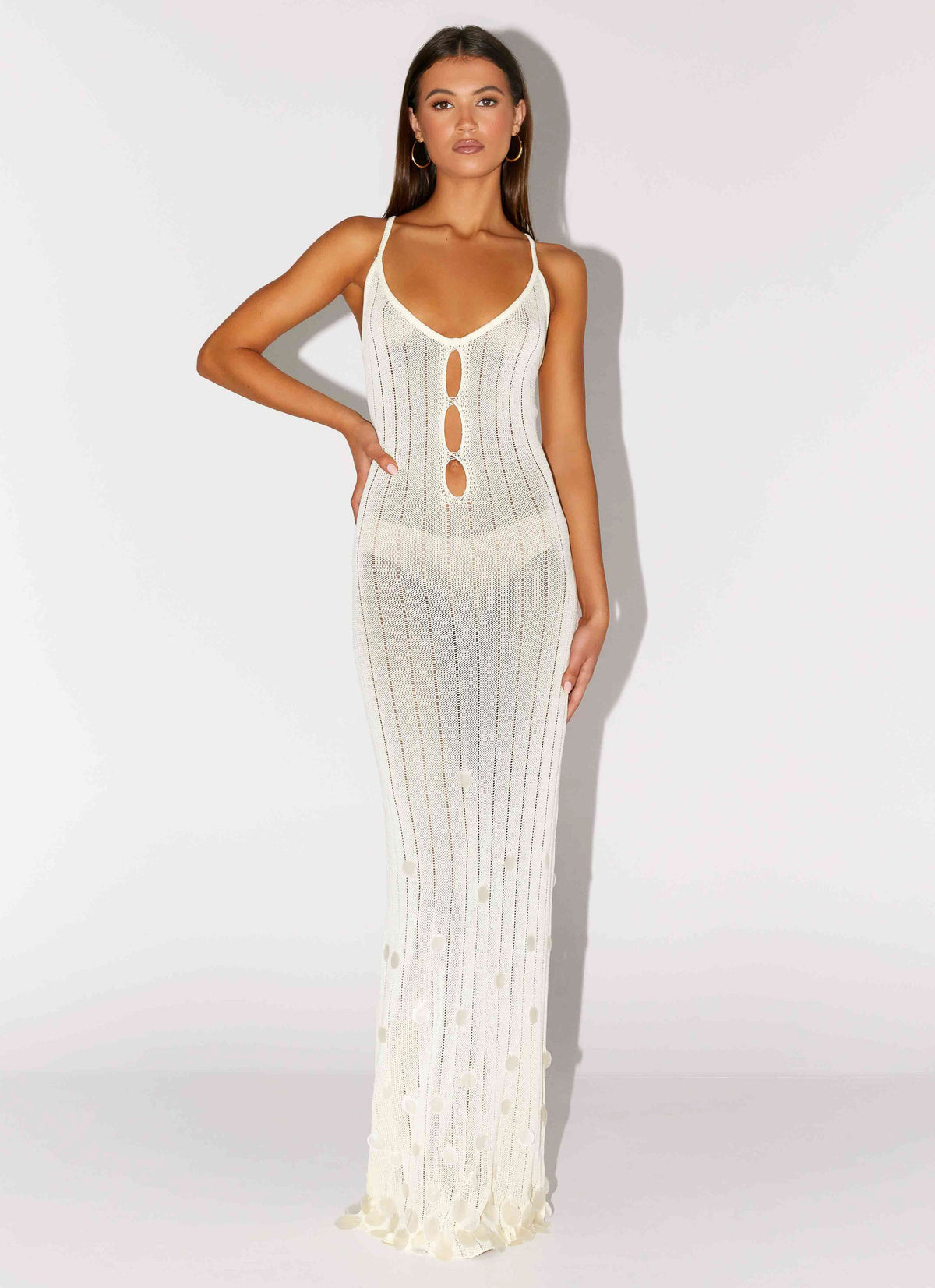 Siren Song Crochet Maxi Dress