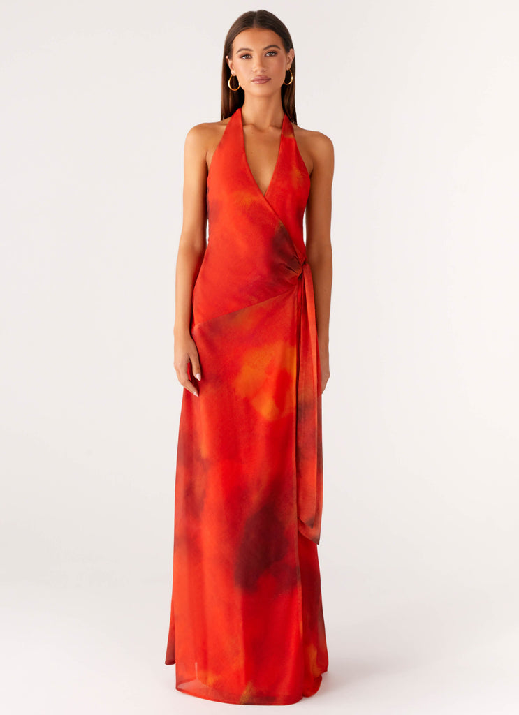 So Chic Maxi Dress - Scarlet Blur