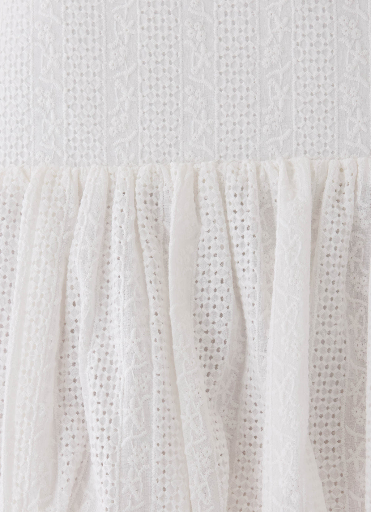 Soft Sky Mini Skirt - White