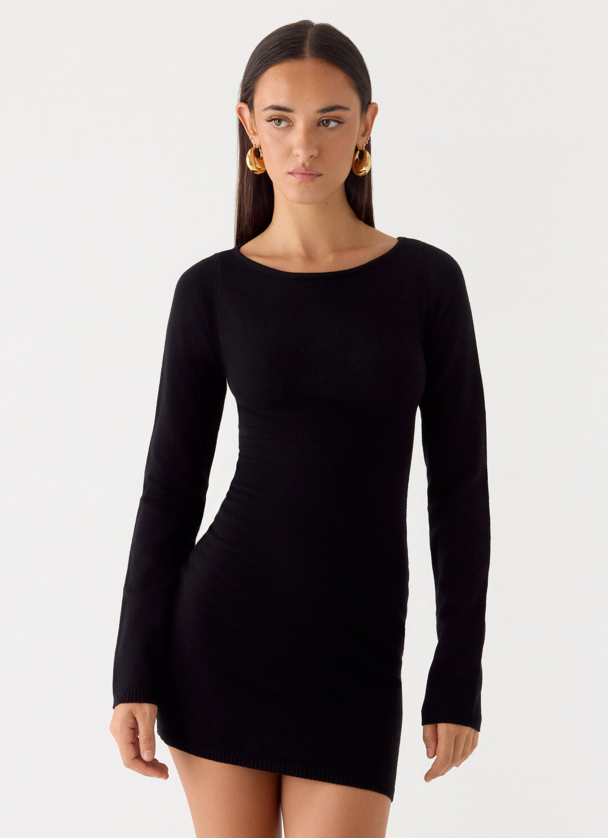 Soft Vision Knit Mini Dress
