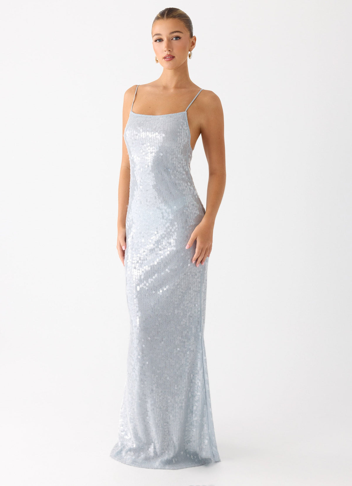 grey sequin bridesmaid dress Solo Maxi Whether you are dressing
