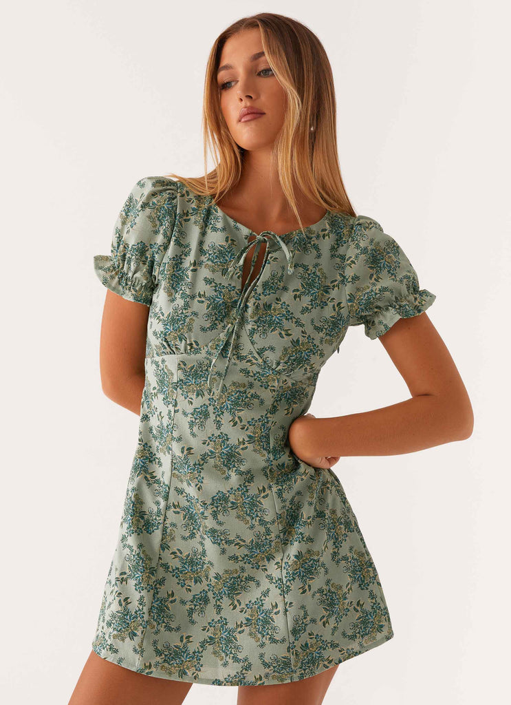 Someday Mini Dress - Cloud Nine Floral Cloud Nine Floral / US 18 Someday Mini Dress - Cloud Nine Floral Cloud Nine Floral / US 18