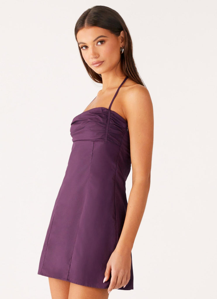 Sonique Mini Dress - Plum Peppermayo US Sonique Mini Dress - Plum Peppermayo US