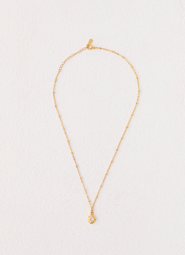Spring Bloom Necklace - Gold