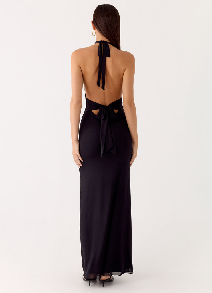 Starlight Nights Maxi Dress - Black