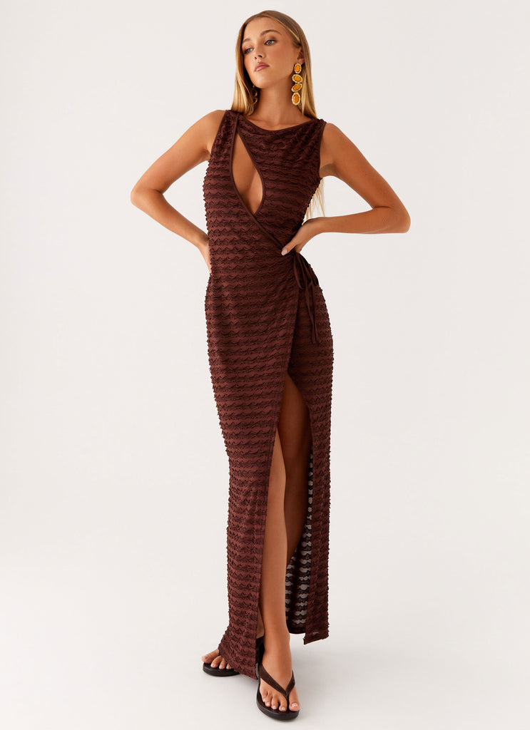 Sterling Wrap Maxi Dress - Chocolate Peppermayo US Sterling Wrap Maxi Dress - Chocolate Peppermayo US