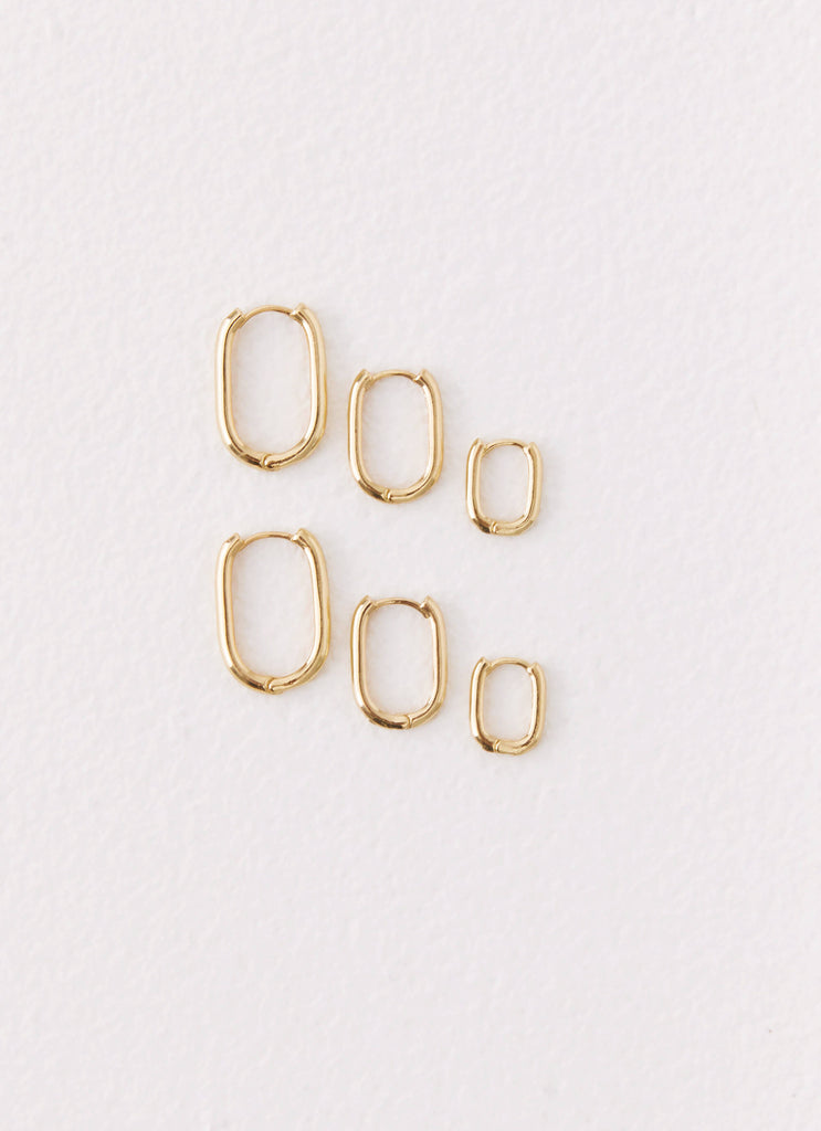 Stevie Earrings Set - Gold