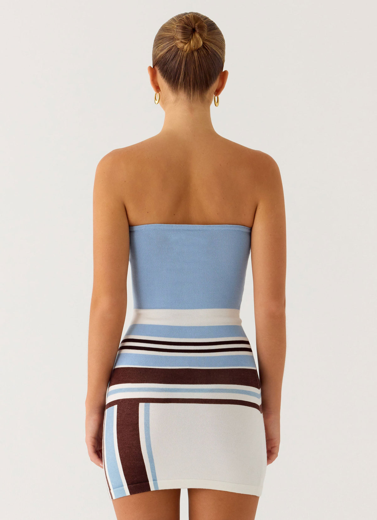 Straight Lines Mini Dress