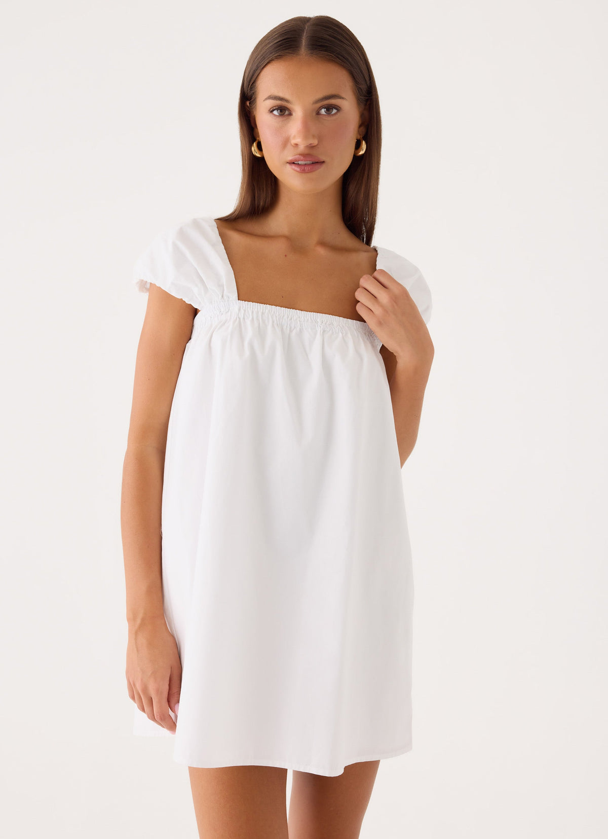 Sugar Blush Cotton Mini Dress