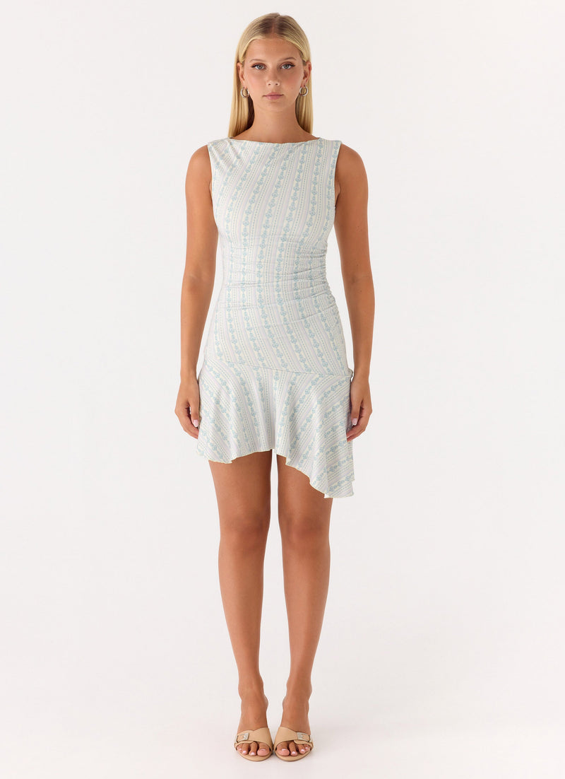 Summer Delight Mini Dress - Vintage Stripe
