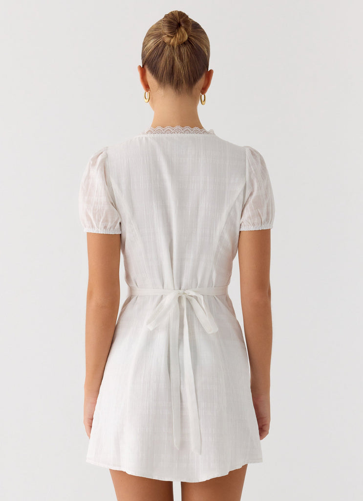 sweeter places embroidered mini dress white Sweeter Places Embroidered Mini Dress | White | Womens