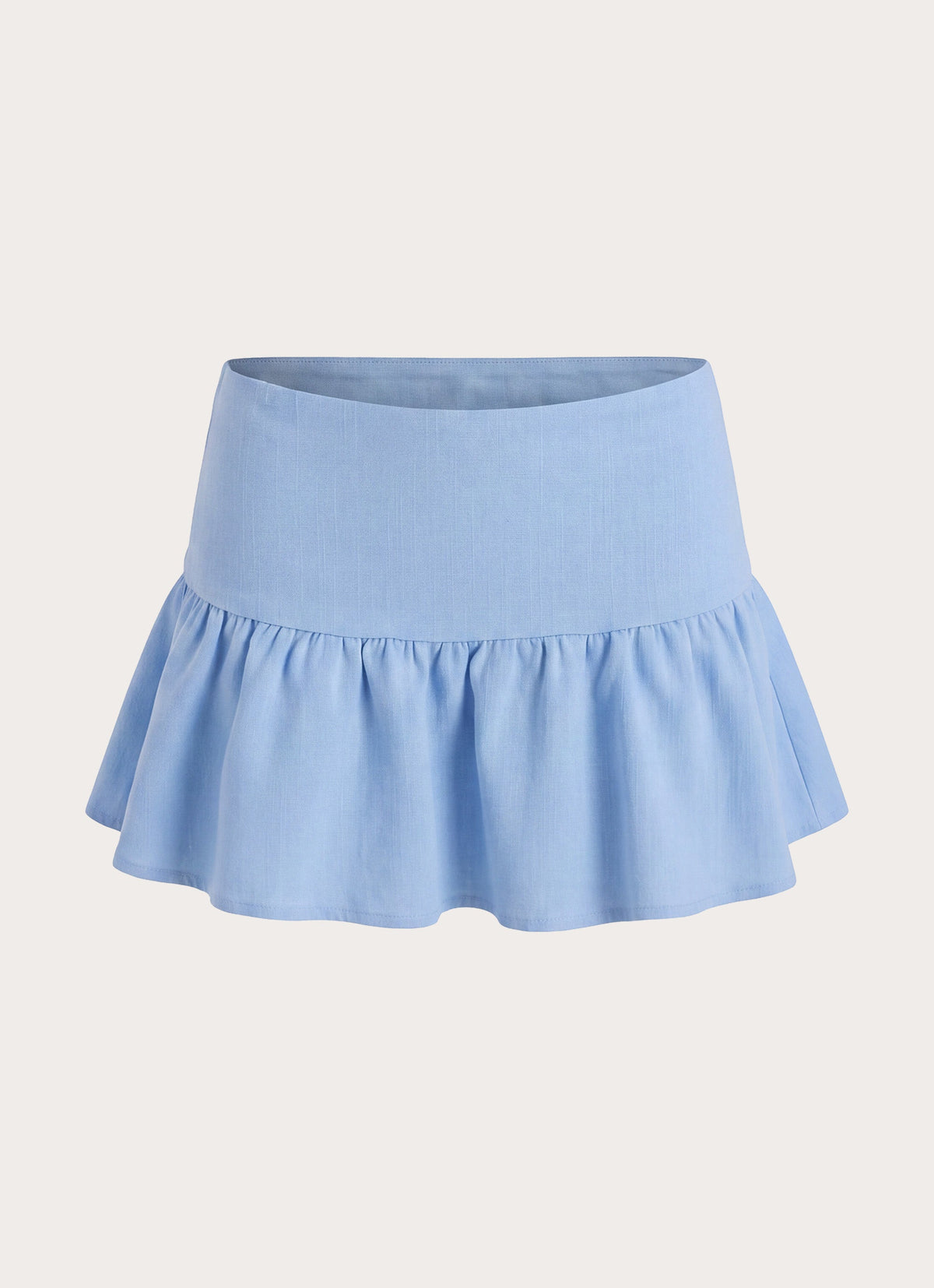 Sweet Serena Mini Skirt - Powder Blue