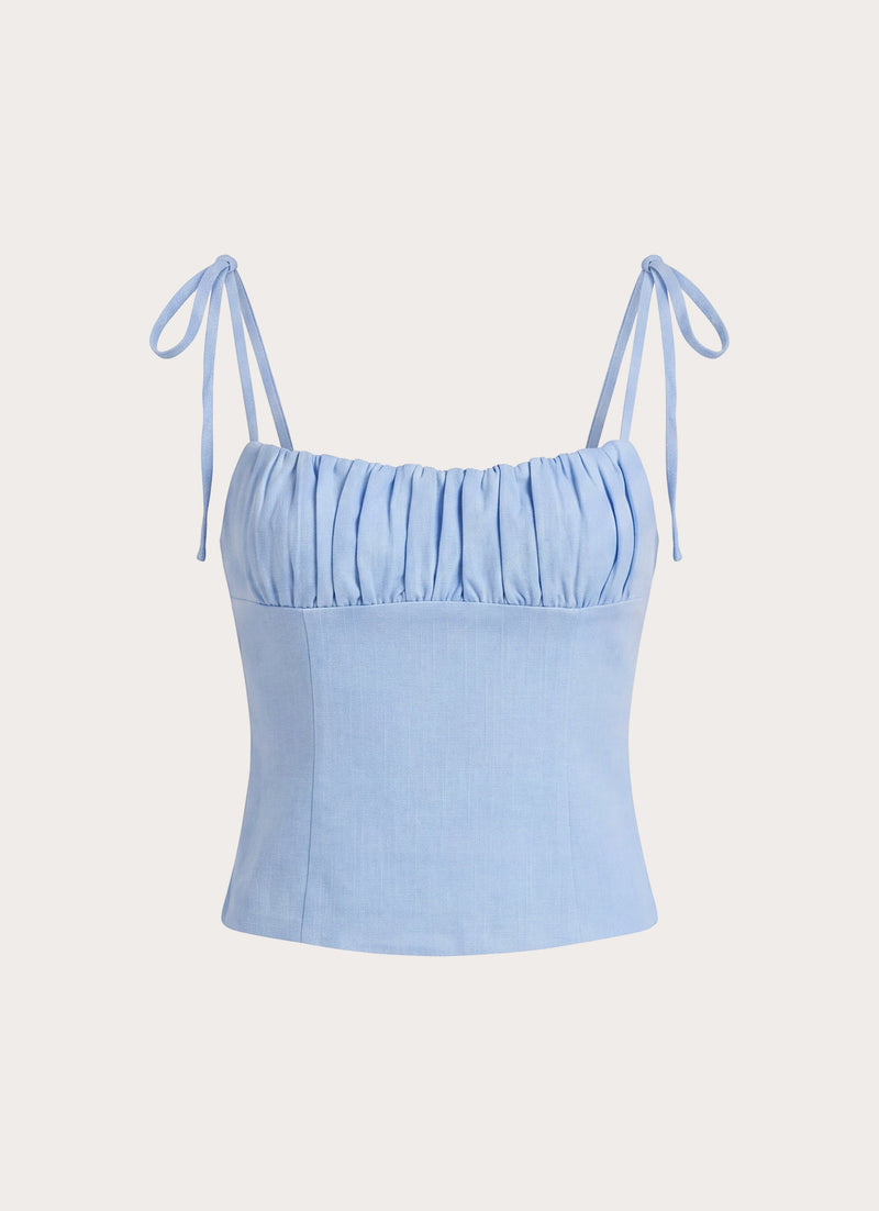 Sweet Serena Top - Powder Blue