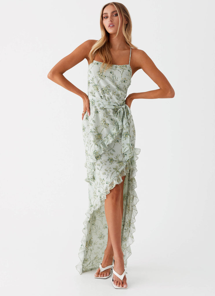Sweet Serenity Maxi Dress - Sage Floral Peppermayo US Sweet Serenity Maxi Dress - Sage Floral Peppermayo US