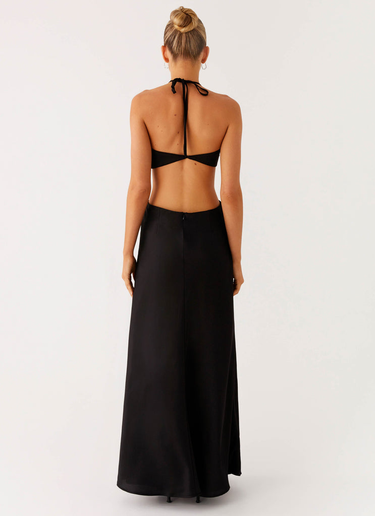 Sweetheart Cut Out Maxi Dress - Black Peppermayo US Sweetheart Cut Out Maxi Dress - Black Peppermayo US