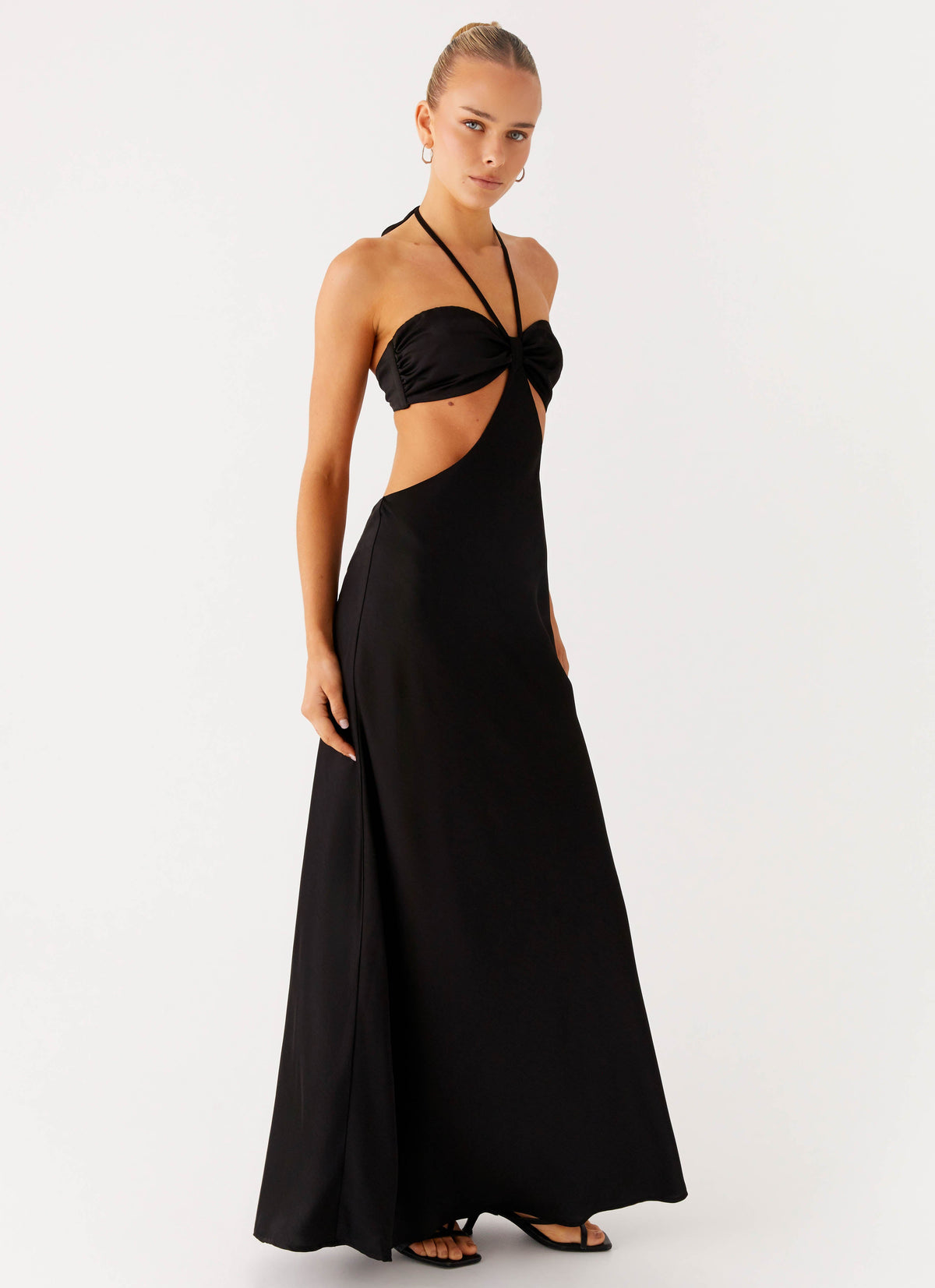 Sweetheart Cut Out Maxi Dress