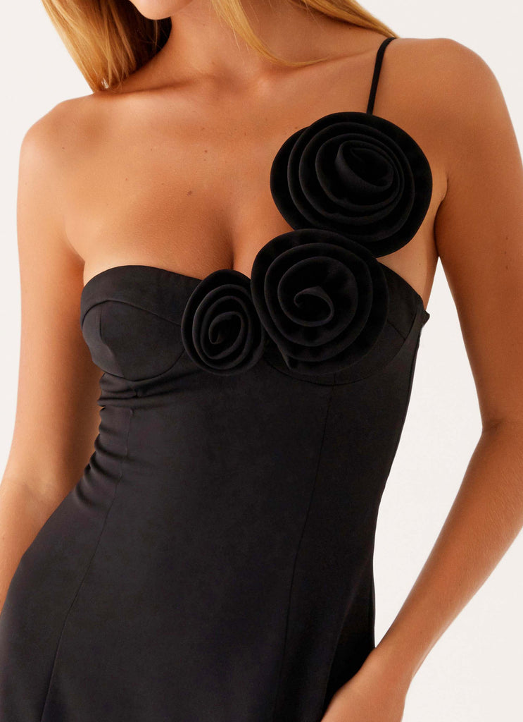 Sweetpea Mini Dress Black – Peppermayo US