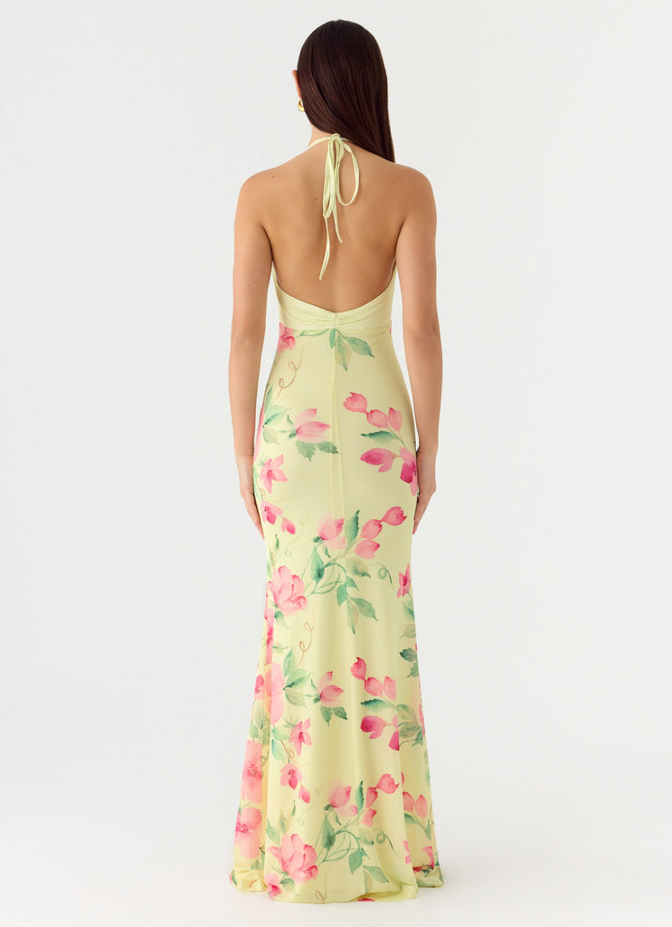 jarlo floral maxi dress Takedown Halter Maxi Dress