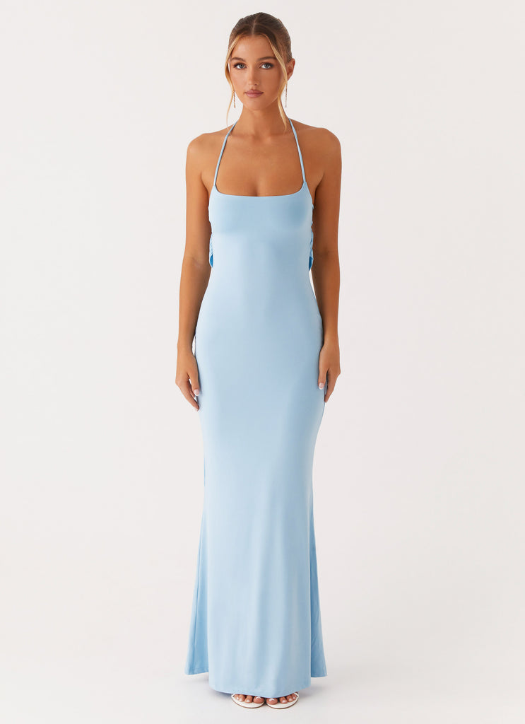 Talk About Us Maxi Dress - Blue