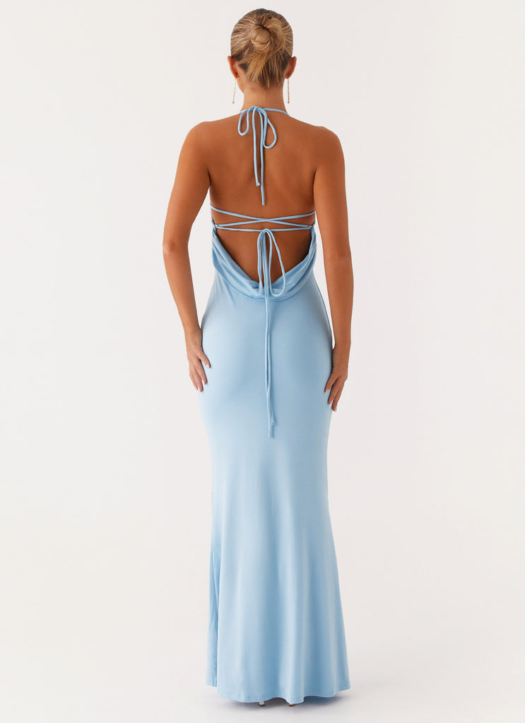 Talk About Us Maxi Dress - Blue