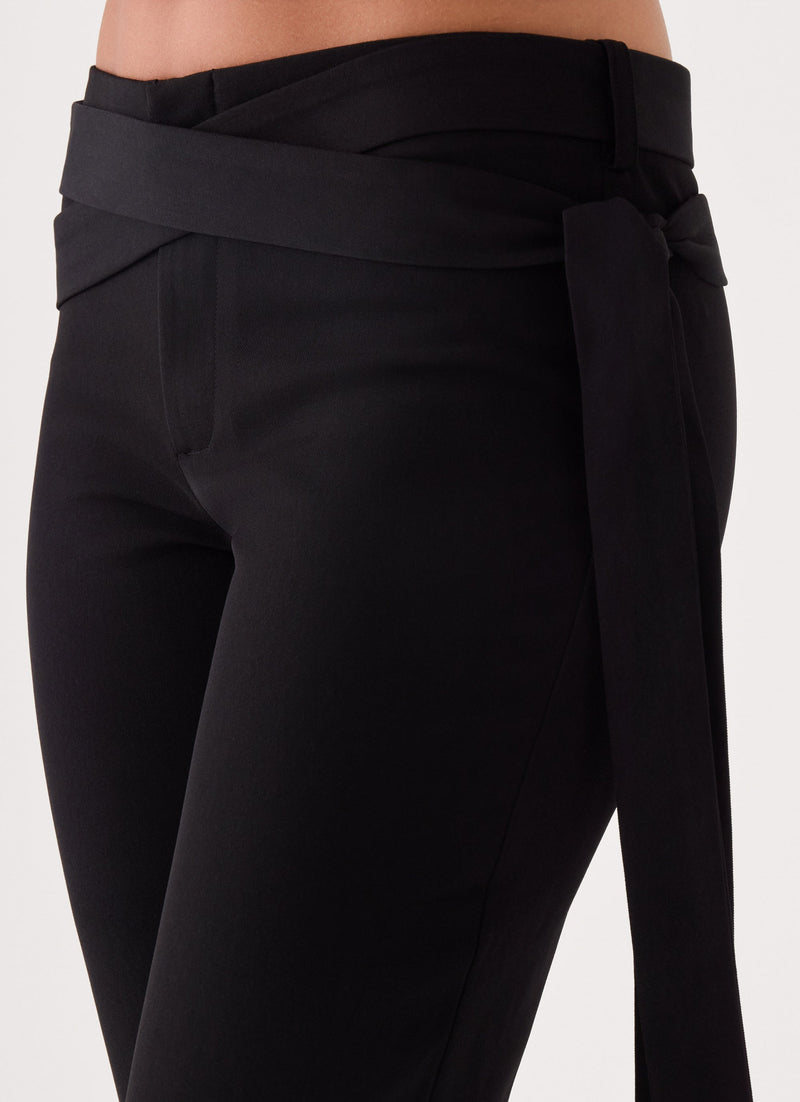 Tamara Low Rise Pant - Washed Black