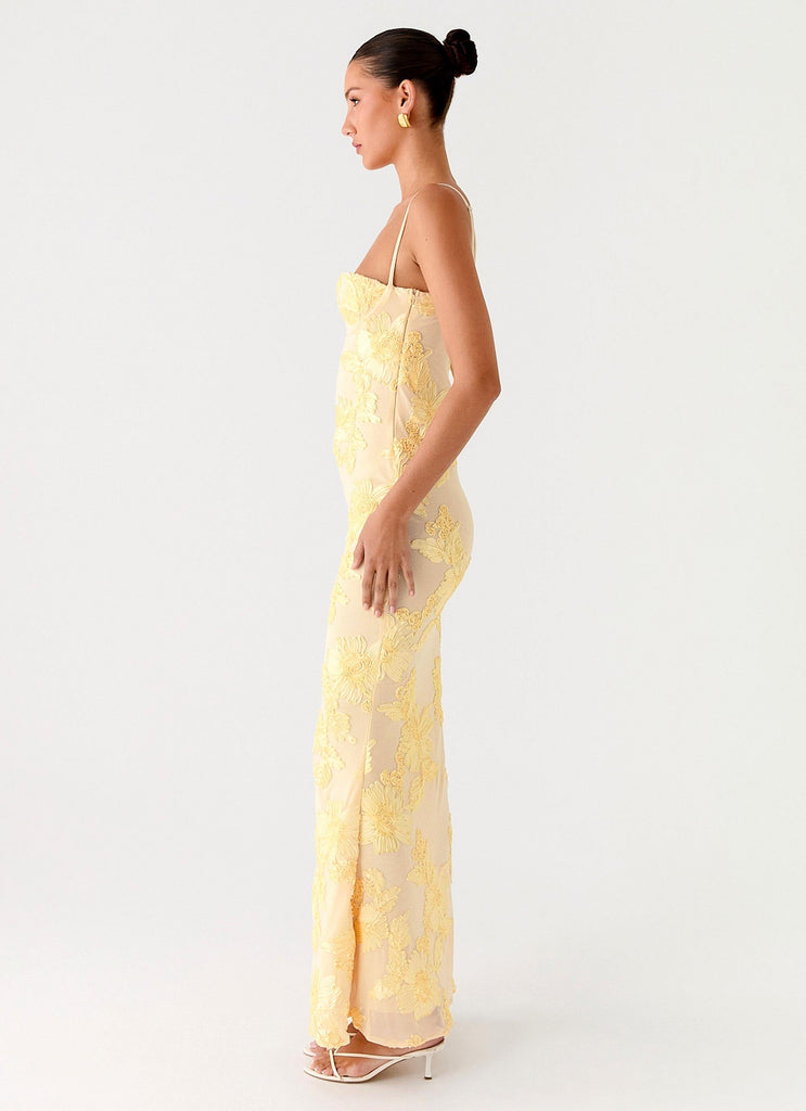 lemon dress maxi Good For You Halter Maxi Dress Lemon