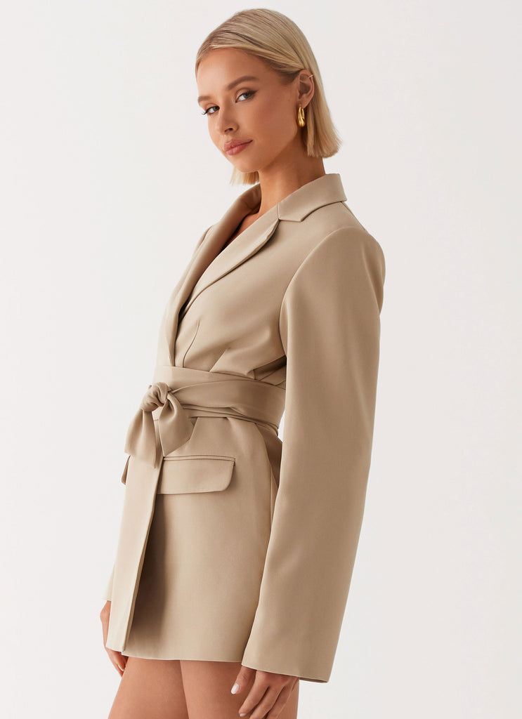 Clara Blazer Dress - Brown Clara Blazer Dress - Brown