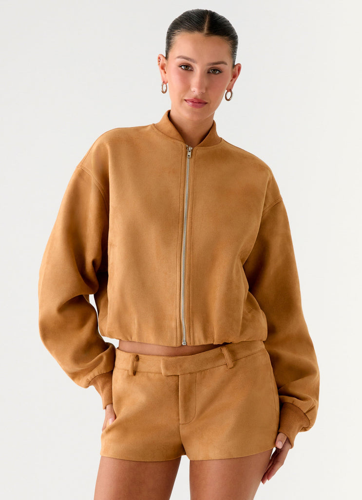 Thats Chill Mini Shorts - Brown