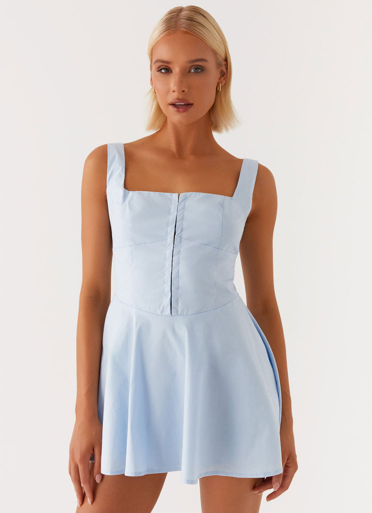 The Isle Mini Dress - Blue