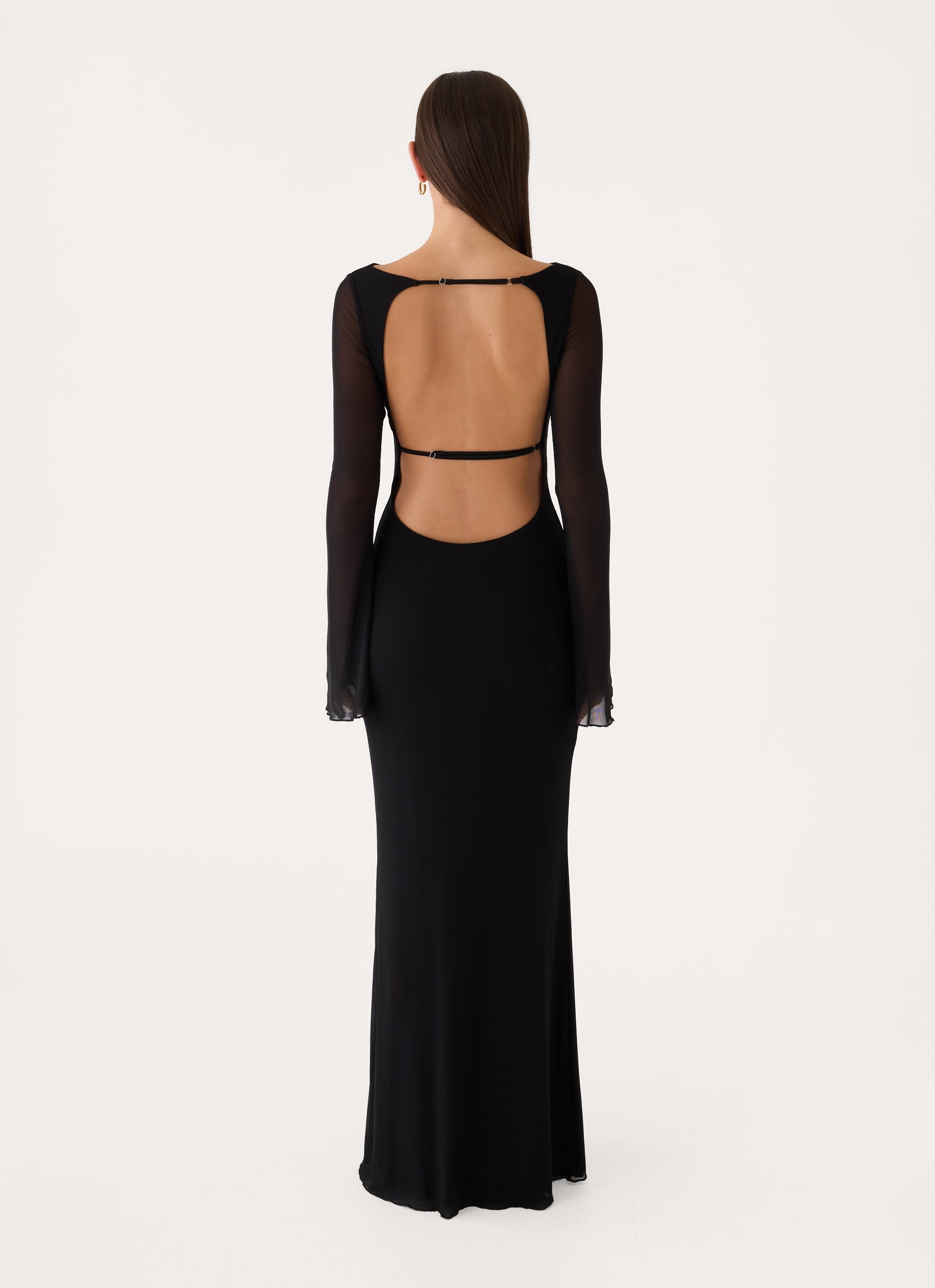 The After Party Backless Maxi Dress - Black – Peppermayo US
