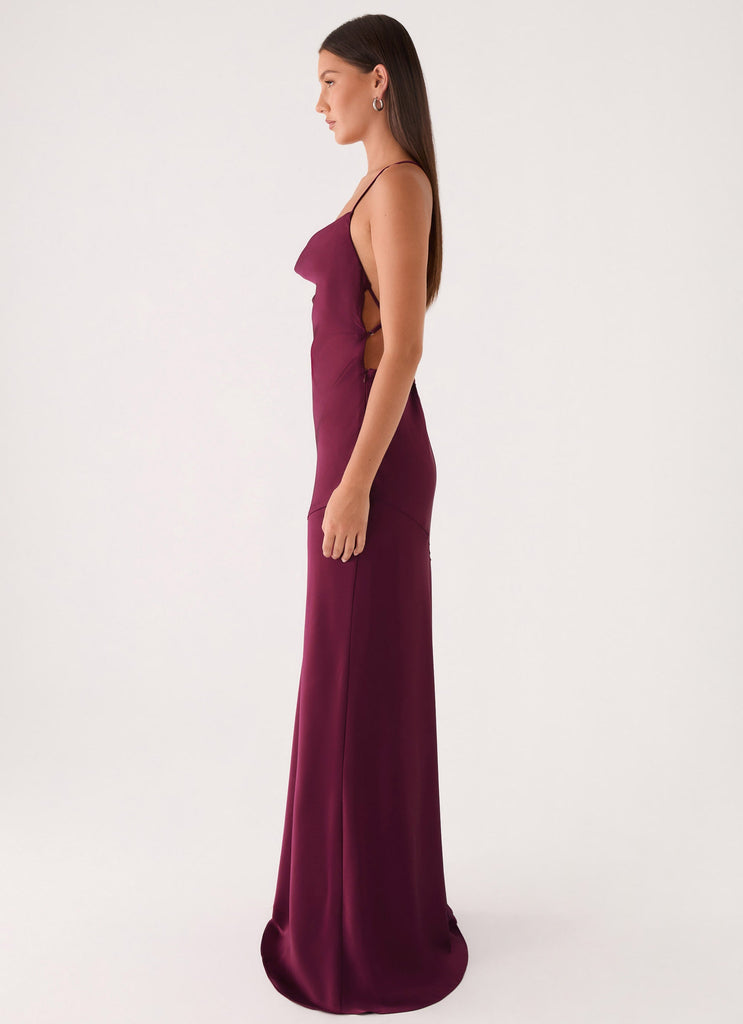 Tiano Maxi Dress - Plum Plum / US 16 Tiano Maxi Dress - Plum Plum / US 16