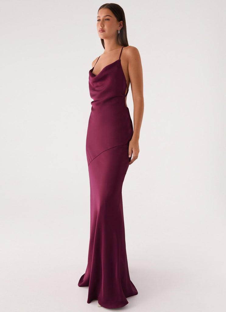Tiano Maxi Dress - Plum Plum / US 16 Tiano Maxi Dress - Plum Plum / US 16