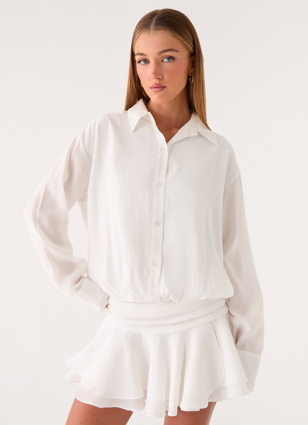 White Sorority Dress | Tranter Mini Dress