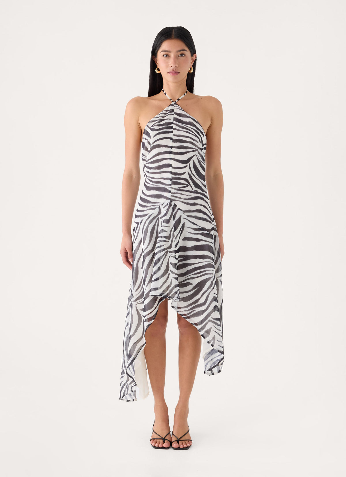 Tunelia Asymmetric Midi Dress