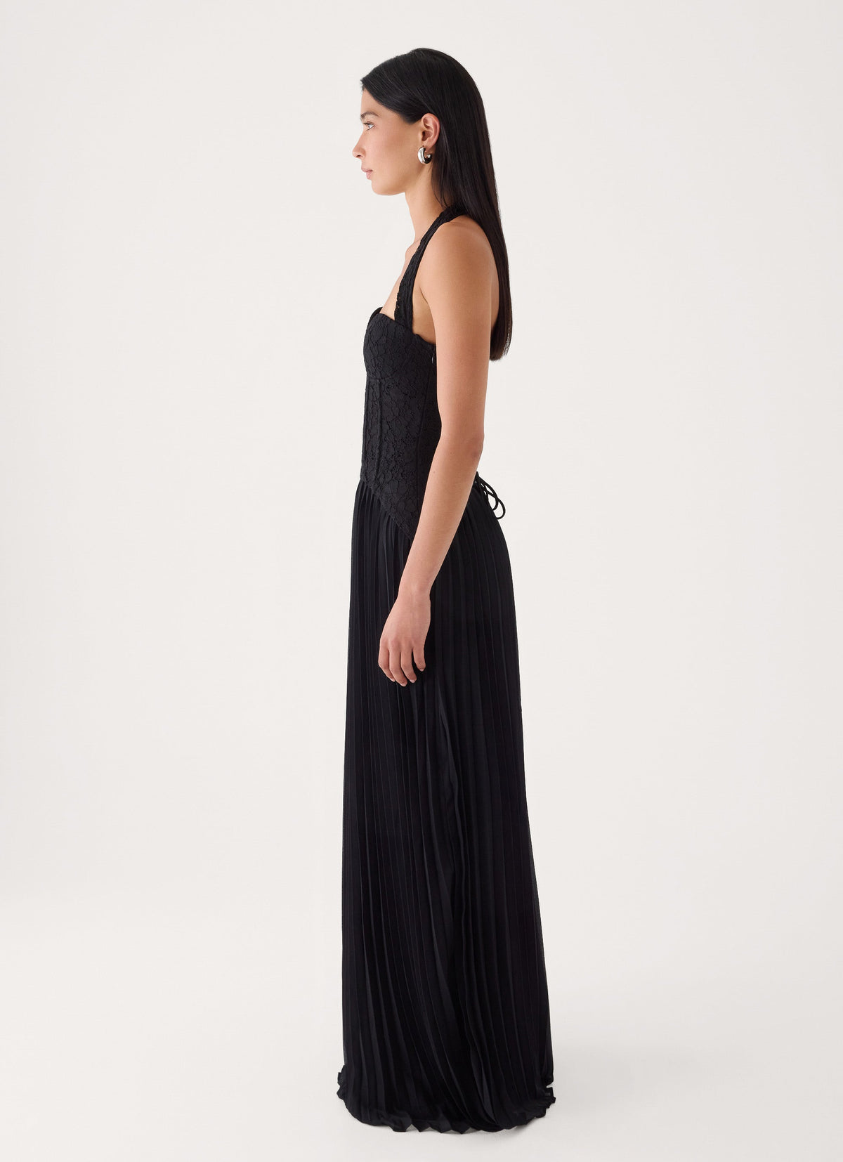 Tunnel Vision Maxi Dress - Black
