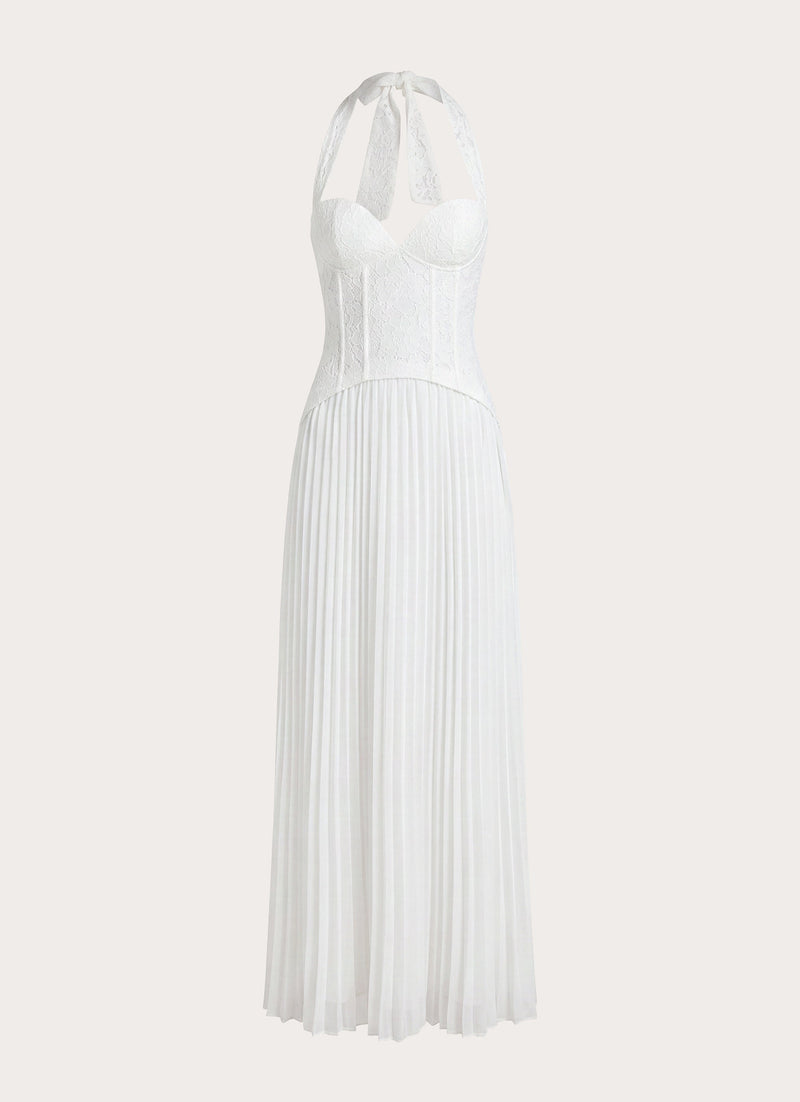 Tunnel Vision Maxi Dress - White