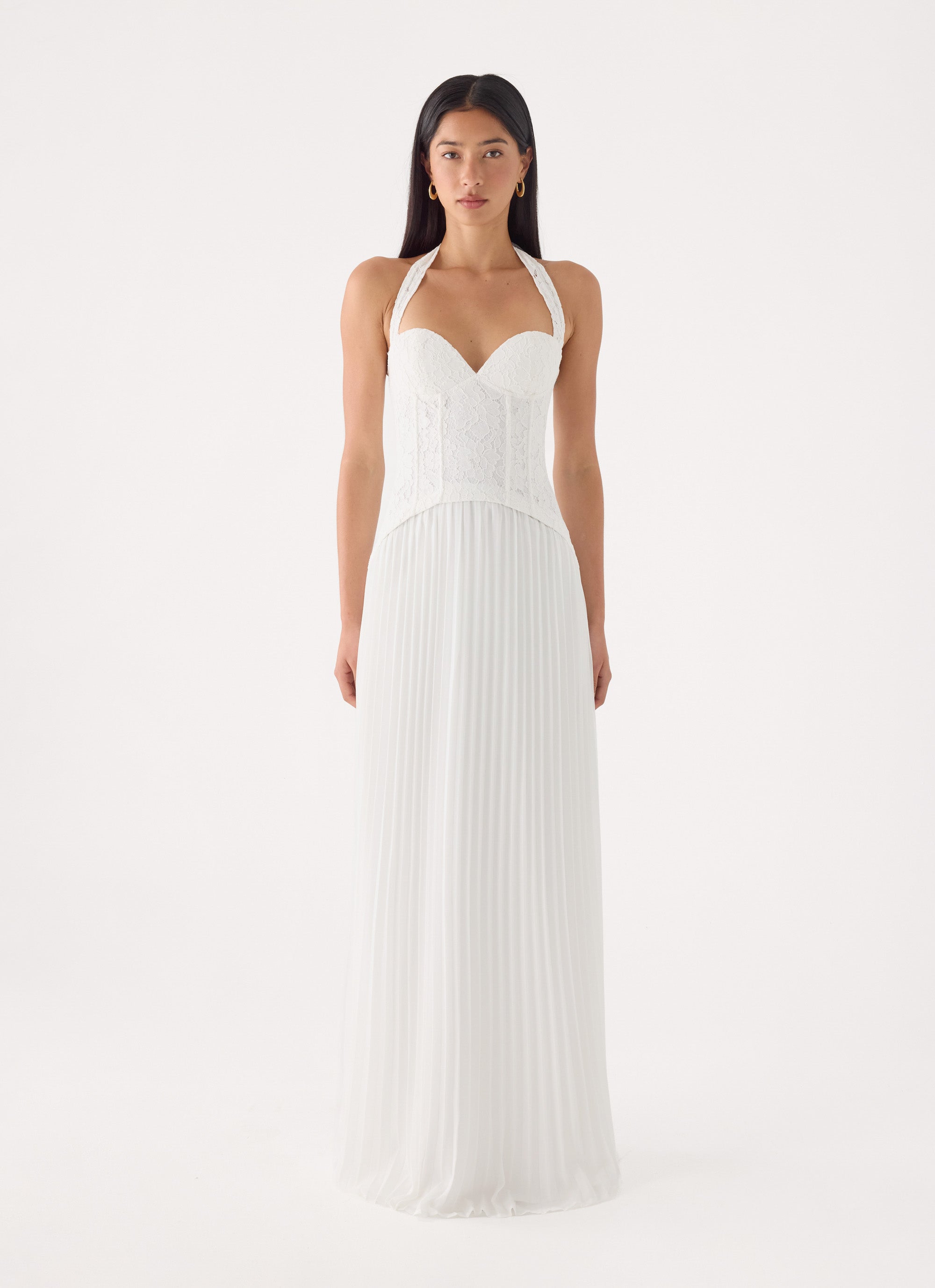 Tunnel Vision Maxi Dress - White – Peppermayo US