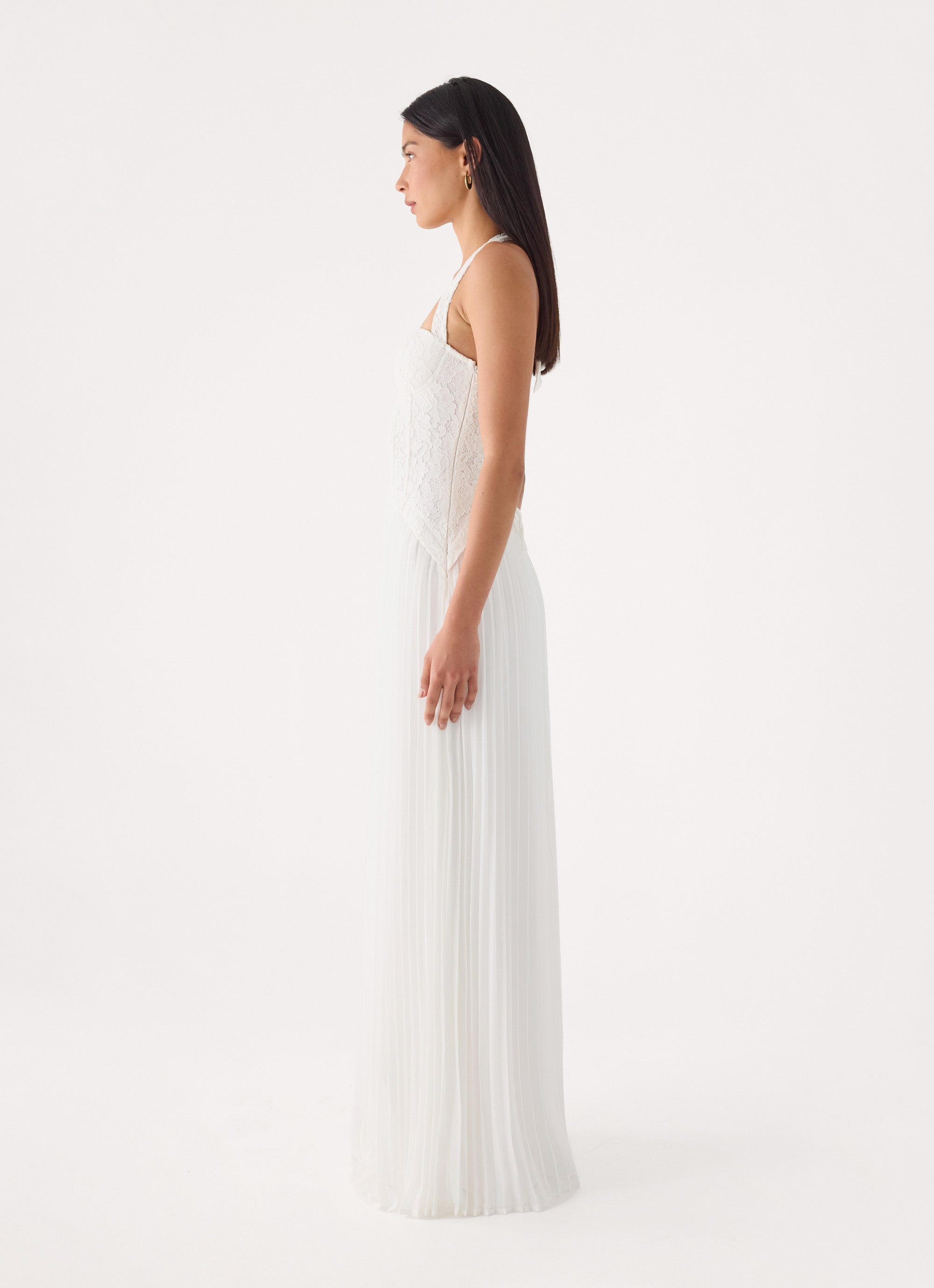Tunnel Vision Maxi Dress - White – Peppermayo US