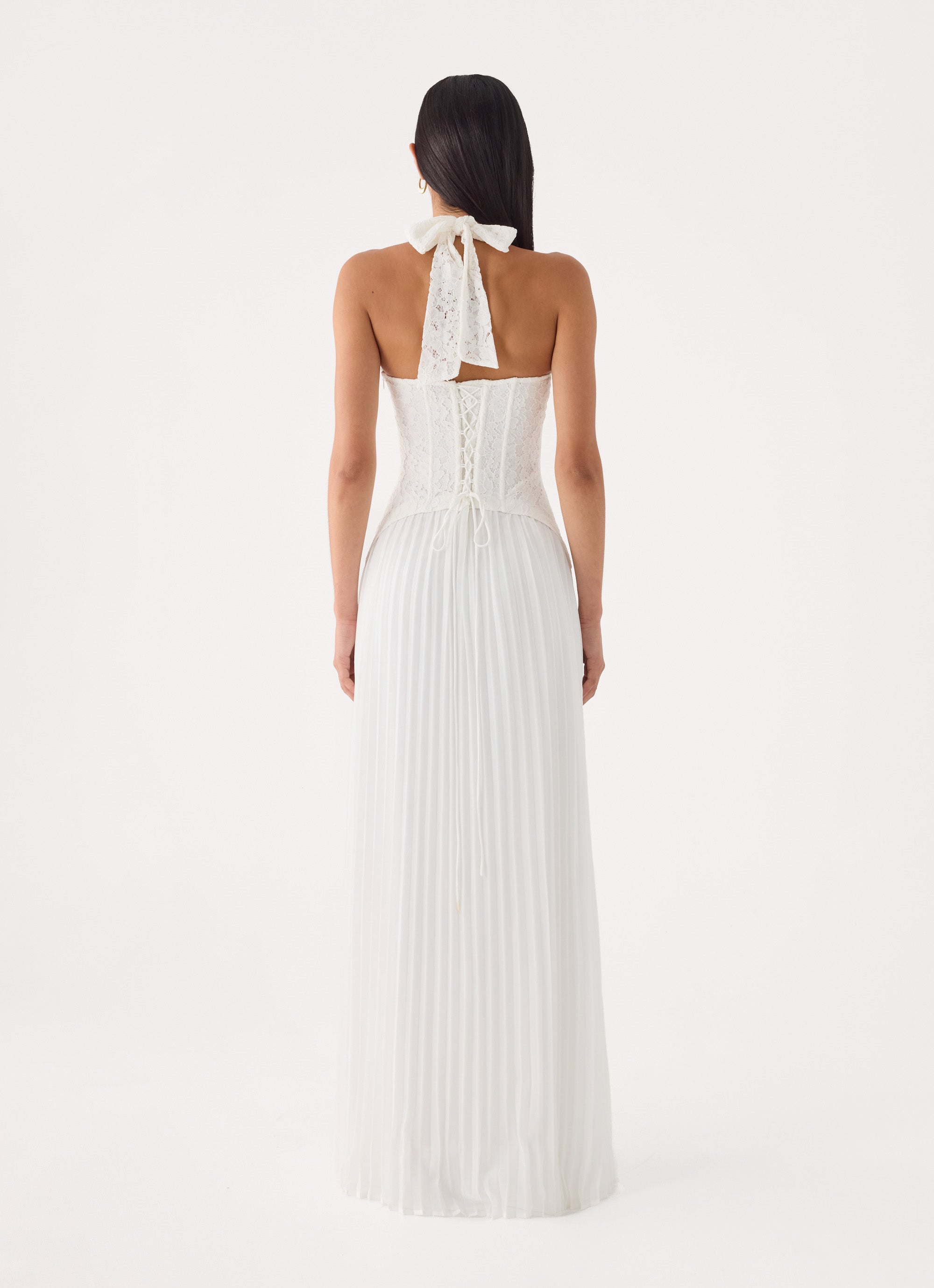 Tunnel Vision Maxi Dress - White – Peppermayo US