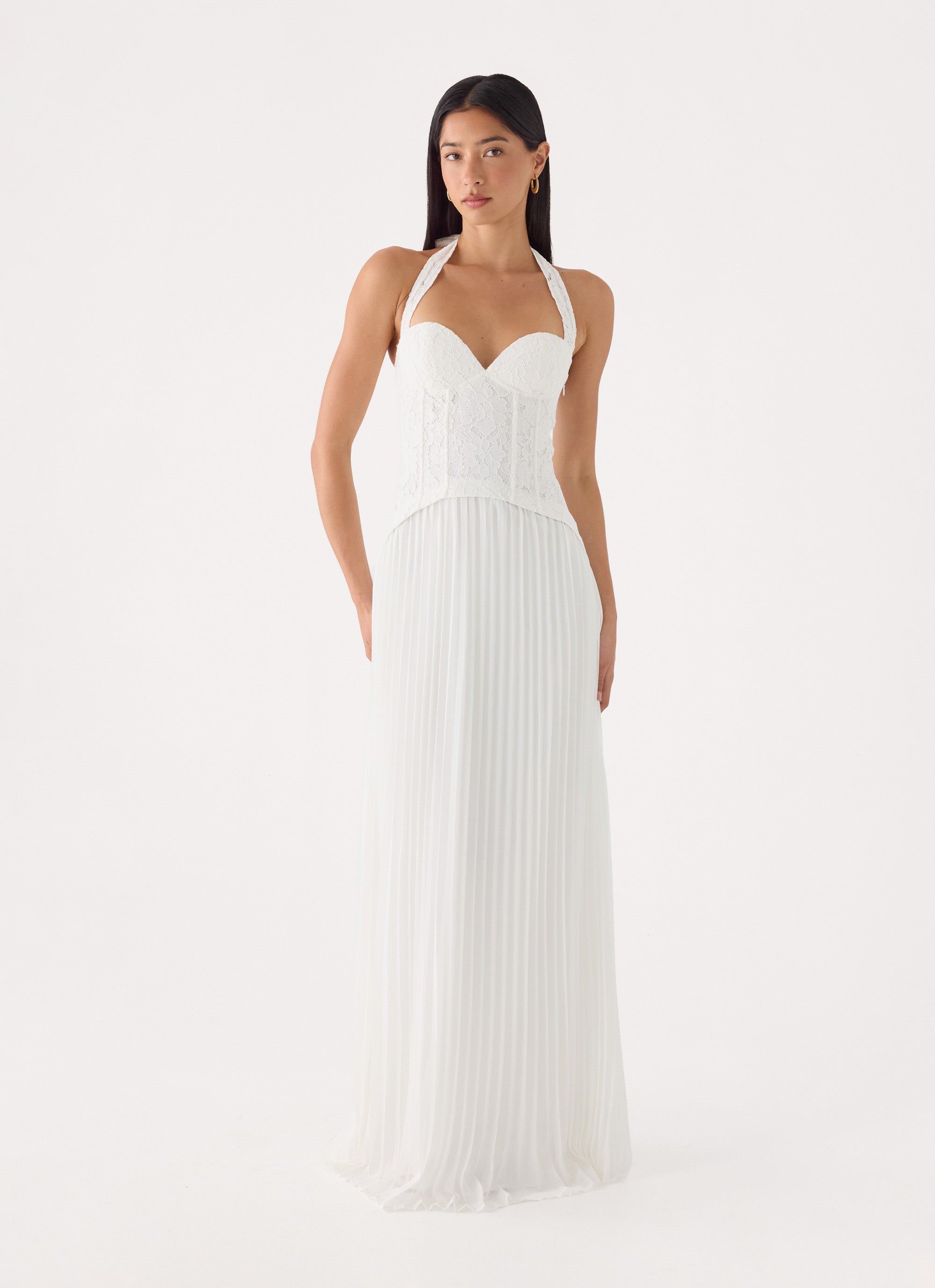 Tunnel Vision Maxi Dress - White – Peppermayo US