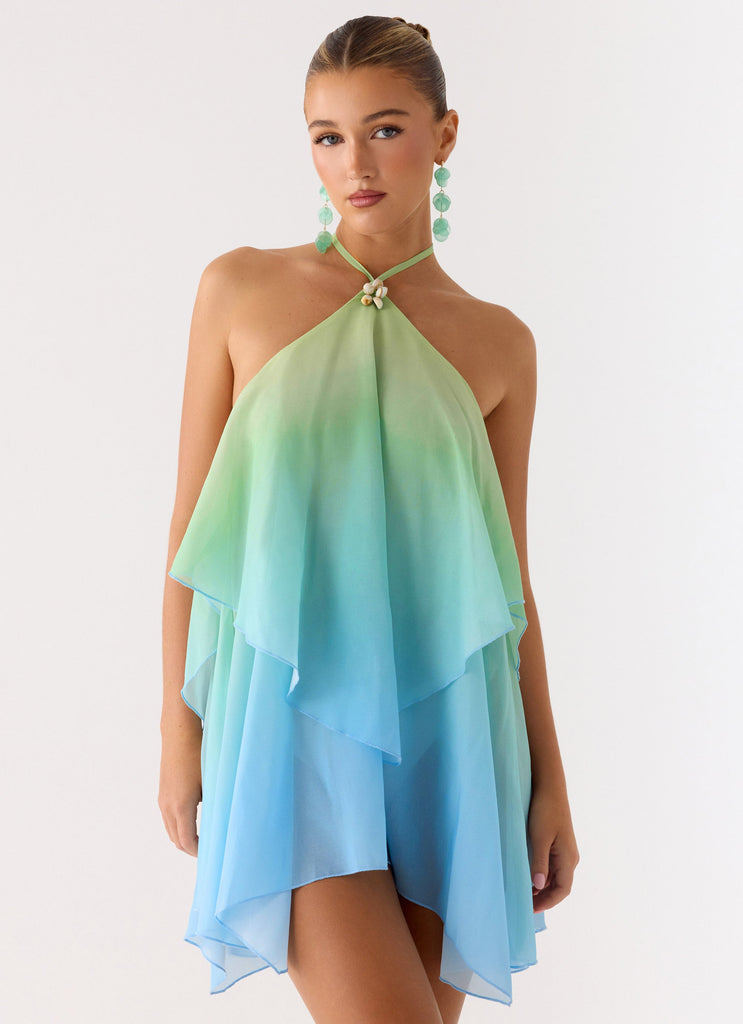 Twin Flame Mini Dress - Sea Ombre Sea Ombre / US 10 Twin Flame Mini Dress - Sea Ombre Sea Ombre / US 10