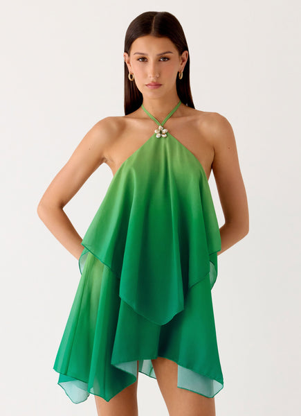 gradient mini dress Twin Flame Mini Dress